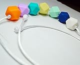 Silicone Teething Necklace for Mom to Wear - BPA Free, Dishwasher Safe, Stylish Teether, Mom Approve