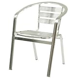 ガーデンチェア アルミチェアー スタッキングチェア 幅560mm 2脚セット