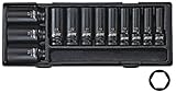 JTC 12.7mm 12PCS ディープインパクトソケットセット ハンドツール 工具箱 ロールキャビネット 引き出し用 工具セット インパクト用6ポイントディープソケット  JTCK4121