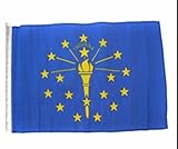 12X18 12X18 State Of Indiana Sleeve Flag Boat Car Garden [並行輸入品]