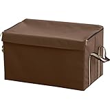 ottostyle.jp 折りたたみ収納ボックス 【便利なフタ付き】 幅43cmx奥行き26cmx高さ25.5cm (フタはファスナー＆マジックテープ仕様)