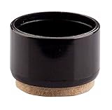 Shepherdハードウェア3 / 4インチプラスチック脚Tip with Feltベース 7/8-inch 3932 4