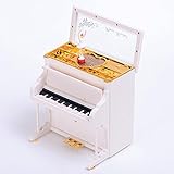 POPgifts Ballerina Treasure Music BoxPiano Music BoxWhite [並行輸入品]