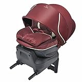 カーメイト(エールベベ) 『日本製・安心トリプル保証・電動サンシェード付』回転型チャイルドシート クルット シェリール 【ISOFIX取付】 新生児から4歳用 (フットマフ/スリープ・ピロー/360度
