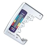 Fityle バッテリ電圧テスタ　デジタル表示　チェッカー　　AAA/AA/9V　ミニ　セル　軽量　使いやすい