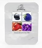 Mixed Strawberry Seeds Black Blue Giant Red Purple, Professional Pack, 100 Seeds / Pack, 100% True V