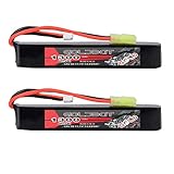 GOLDBAT 電動ガン用 リポバッテリー 2個入り 1300mAh 3S 25C 11.1V リポバッテリー 電動ガン用 リポバッテリー lipo バッテリー エアガン AKシリーズ ミニタミヤプラグ