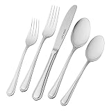 J.A. HENCKELS INTERNATIONAL 65-Piece Alcea Flatware Set by Henckels