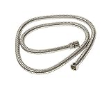 Rohl 16295PN 1/2-Inch Female by 1/2-Inch Female 59-Inch Flex Hose Standard Length Double Spiral in P