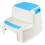 踏み台 ステップ 2段 トイレトレーニング 滑り止め, 白