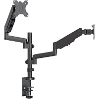 WALI Premium Dual LCD Monitor Desk 