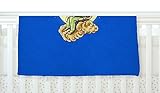 KESS InHouse BarmalisiRTB Why in the Cloud Blue Yellow Fleece Baby Blanket 40 x 30 [並行輸入品]