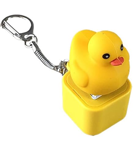 Amazon.co.jp: Duckys Quacking Fidget Toy Quacking Duck キー