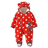 Zhhlinyuan Fashion Baby Kids Animal ブレーク Jumpsuit Bodysuit Flannel Clothes