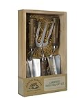 Joseph Bentley Traditional Garden Tools 3-Piece Stainless Steel Hand Tools Set - Includes Hand Trowe
