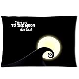 2017ファッションプリントユニセックスピロー（To the Moon、style-1）