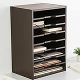 システムK 書類棚 ファイルキャビネット 書類トレー レターケース マガジンラック 木製 A4サイズ 高さ変更 スライドボード 書類ラック ファイルラック ナチュラル