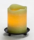Candle Impressions Rustic Pillar Led Candle 4H CITRUS SAGE [並行輸入品]