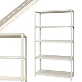 NC-1200-21 幅120×奥行45×高さ210cm 5段 ホワイト 70㎏/段