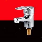 AWXJX Single Hole Hot And Cold Single Handle Washbasin Stainless Steel Sink FaucetAWXJXシングルホールホット＆コー