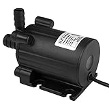 Cewaal 水中ポンプ WIN-240607 小型 24V/1A 直流5Vdc～ 24Vdc防水 揚程 7M 遠心ポンプ 静音 庭池 循環 水槽用