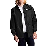 [チャンピオン] ジャケット ウィンドブレーカー フルジップ フード付き 撥水 V1015 メンズ ブラック M