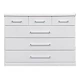 アルファタカバ ベビータンスシリーズ マリーダ 120cm幅4段 ホワイト