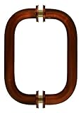 SHOWERDOORDIRECT Tubular Back-To-Back Shower Door Pull Handles with Washers, 6-Inch, Oil Rubbed Bron