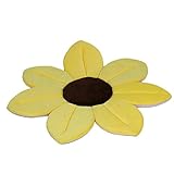 トトハウス(TOTO HOUSE)花の形のベビーバスパッド リトルプリンセス ブルーミングバス 柔らかい フォールド ファッション ベビー用品 (イエロー)