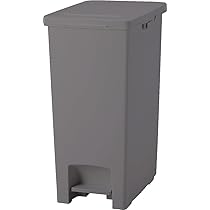 Amazon｜アスベル ゴミ箱 ECエバンペダル 45L グレー キッチンに最適
