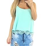 Mokao Lady夏ノースリーブシフォンキャミレディースカジュアルタンクトップセクシーベストTシャツブラウス US サイズ: S カラー: ブルー
