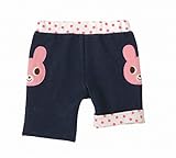 ミキハウス ホットビスケッツ(MIKIHOUSE HOT BISCUITS) サイドにドン☆ワッペン付き6分丈パンツ 72-3105-956 80cm ピンク