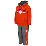 幼児用NCAA Clemson Tigers Boys Punter Fleece Hoodie andスウェットパンツセット(チームカラー)