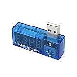 電流 電圧 測定器 デジタルマルチメーター　ミニUSB電圧計テスター　青い　プラスチック