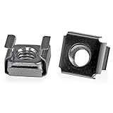 StarTech M6ケージナット - 100パック - サーバーラックとキャビネットM6取付ケージナット（cabcagents62） 100X M6 銀ケージナット