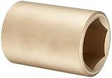 Ampco Safety Tools DW-3/4D1-3/4 Socket, Deep Well, Non-Sparking, Non-Magnetic, Corrosion Resistant, 