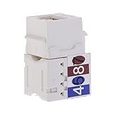 Baosity Cat6 RJ45キーストーンジャック　ホワイト　ネットワーク　カプラーパンチダウン　アダプター