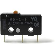 Amazon | オムロン 超小形基本スイッチ 5A ピン押しボタン形