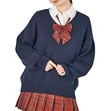 [ウィゴー] スクールセーター セーター レディース 春服 ニット 新生活 トップス 学生 服 制服 アウター 無地 羽織 女子 通学 高校生 中学生 秋服 春 夏 秋 冬 プレゼント ギフト レディース