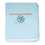 CafePress – Love Comes From Within – スーパーソフトベビー毛布、新生児おくるみ ブルー 071745059425CD2