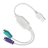 USB-PS/2 変換ケーブル USB変換 （PS/2マウス/PS/2キ-ボ-ド) アダプター