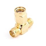 ルータNICダブル男性同軸ケーブルアダプタにDealMux RP-SMAメス