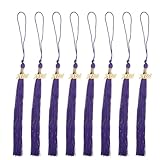 GALPADA 8個 2024 タッセル 卒業  タッセル チャーム 用 卒業 キャップ 付き 2024 ゴールド チャーム 用 卒業 パー