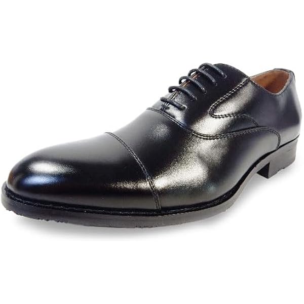 Amazon | [PARASHOE] 本革 内羽根ストレートチップ（キャップトゥ