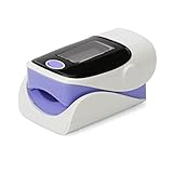 指クリップOximeter指パルスモニタパルス心拍計ホームギフト音声充電血圧計ホームアーム自動アプライアンスXUAN (色 : 紫の)