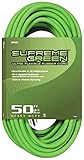 Woods 4302 14/3 Ultra-Flex Rubber SJOW Extension Cord, Supreme Green, 50-Foot [並行輸入品]