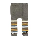 ダブルB(MIKIHOUSE) マルチボーダーレギンス 90cm グレー（06）