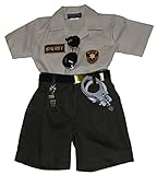 Childrens 6 Piece Sheriffs Shirt & Shorts Outfit MADE IN THE USA Child Size 2