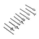 Demiawaking ルータービット 高速度鋼 切削刃径3mm 10pcsセット 切削 研磨