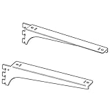 ロイヤル ストックルーム用ウッドブラケット 左右セット 呼名350 ホワイト SR-A32/33